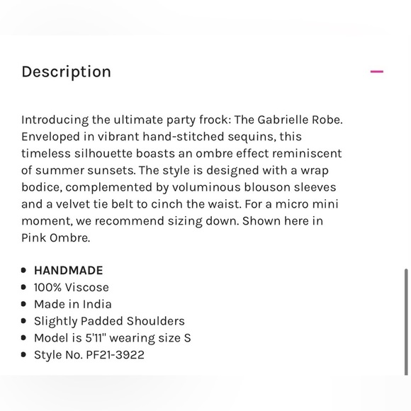 RETROFETE GABRIELLE SEQUIN OMBRE ROBE MINI DRESS WITH SLEEVES SIZE XL - Picture 11 of 16